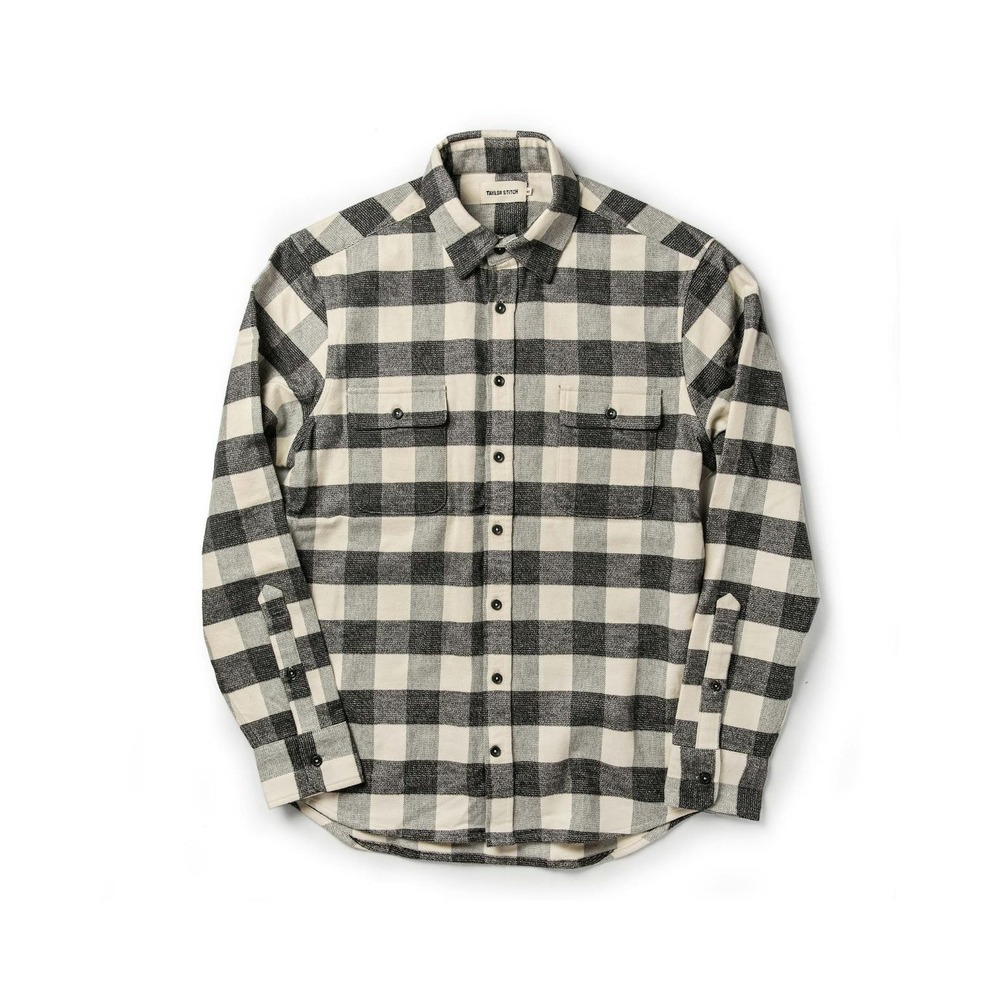 Taylor Stitch Yosemite Birch Buffalo Check Flannel Shirt Sz 46 XXL Outdoors